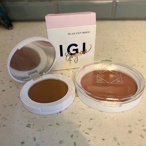 Gigi Gorgeous ‘The sick sculpt bronzer’ & Ofra Blush ‘Charm’